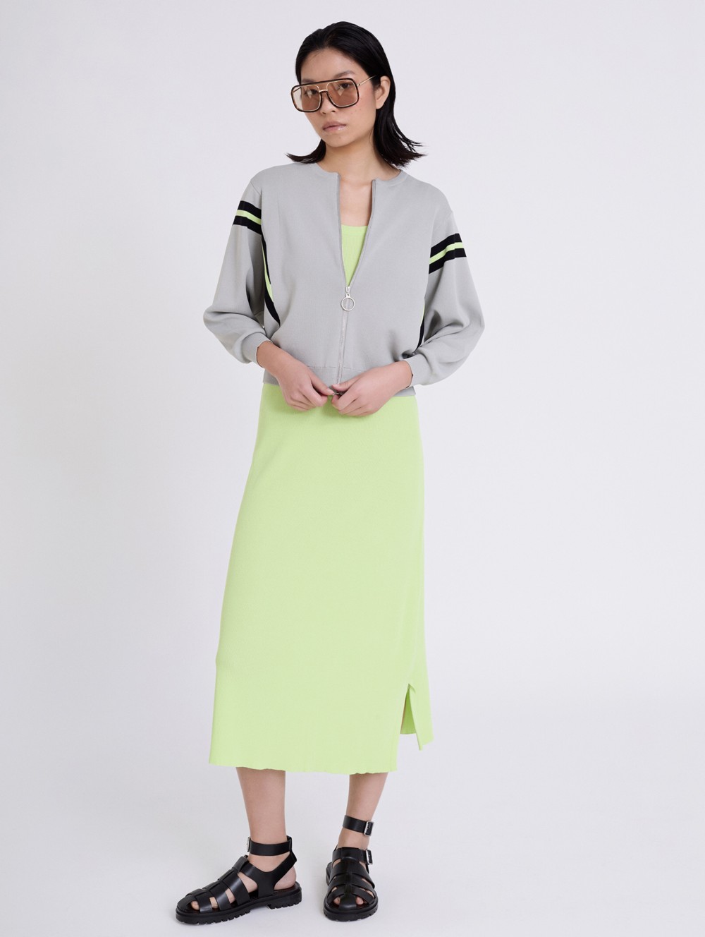 Viscose knitted jacket 2