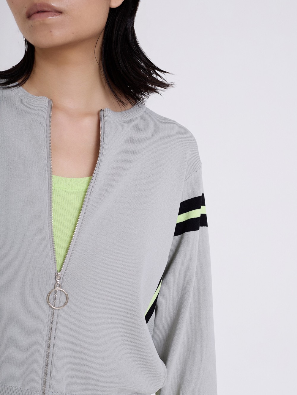 Viscose knitted jacket 5