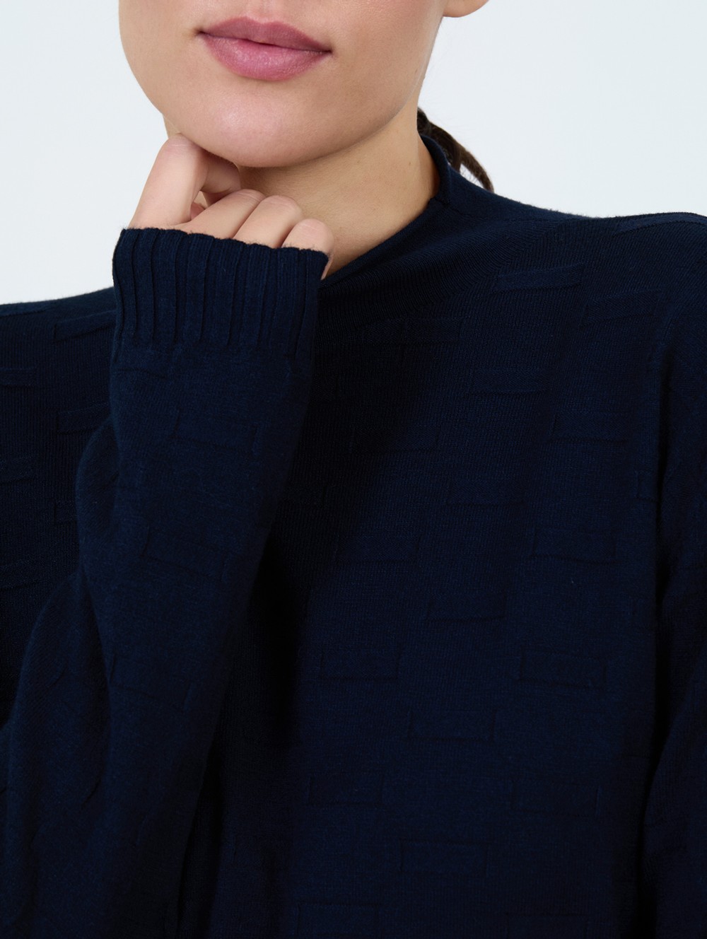 Jersey liso relieve 5