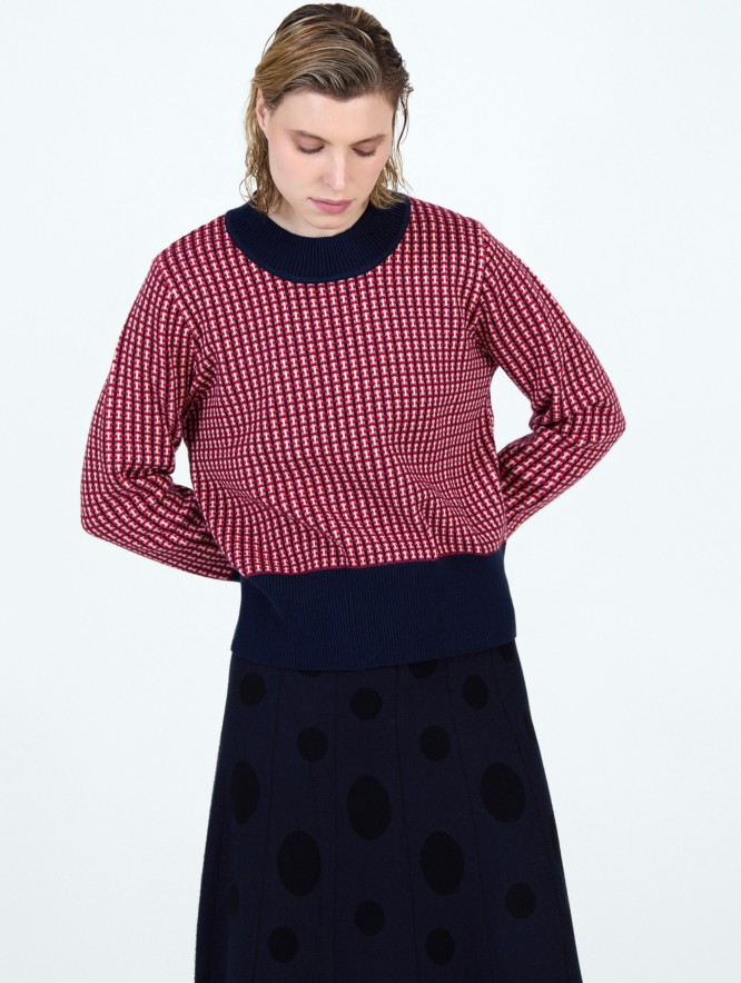 Jersey jacquard lúrex