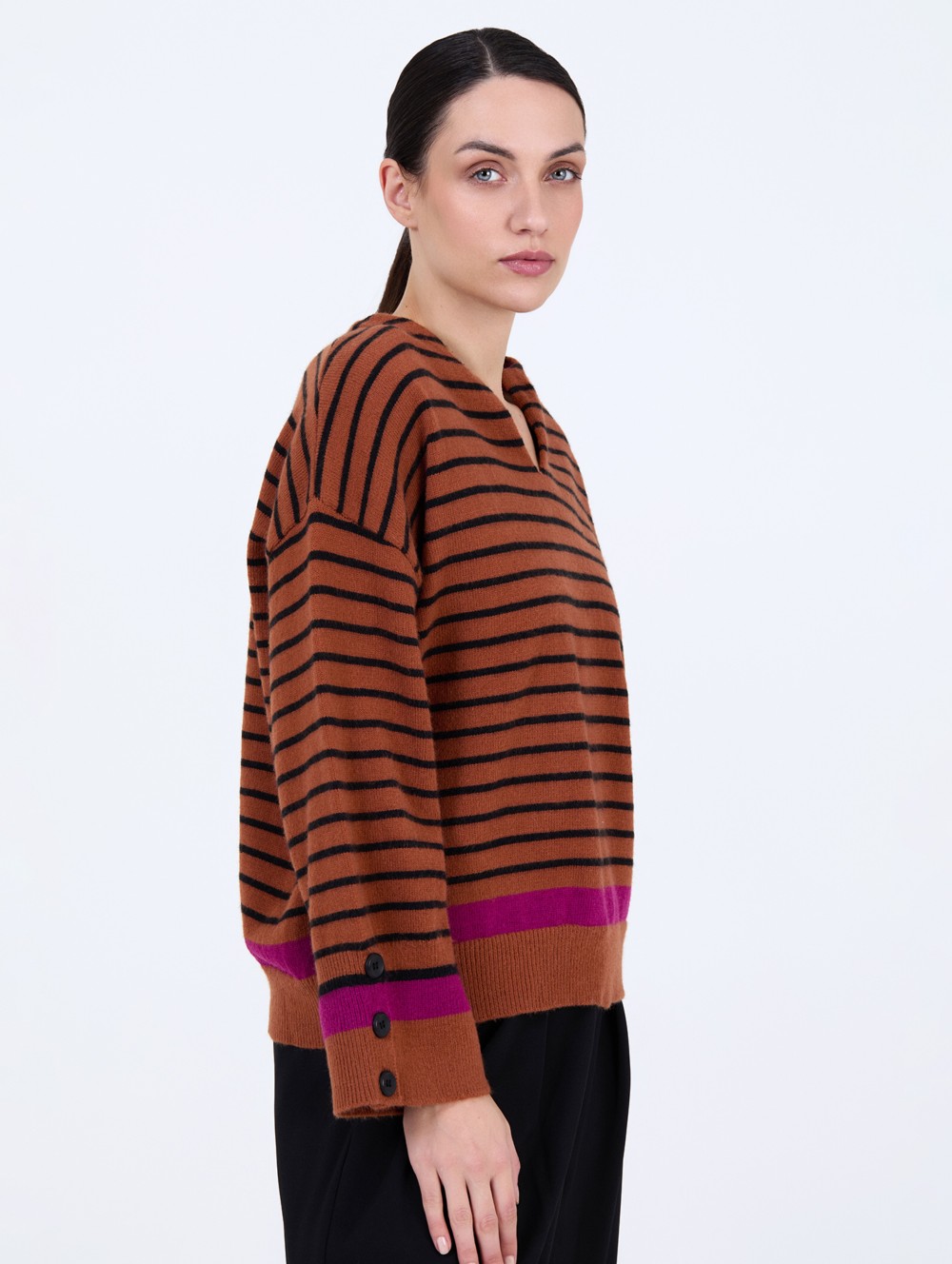 Jersey listado contraste 3