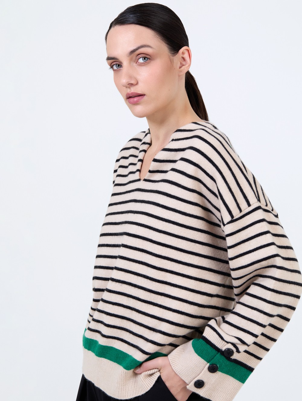 Jersey listado contraste 4