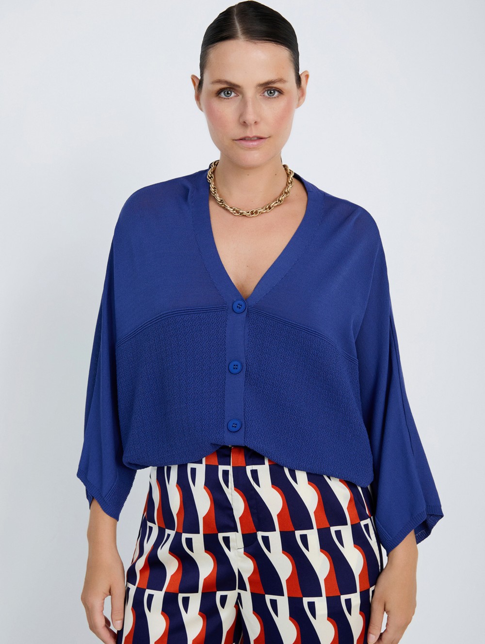 Cardigan with textured detail