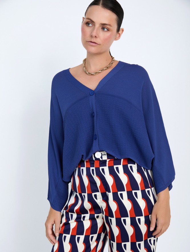 Cardigan with textured detail