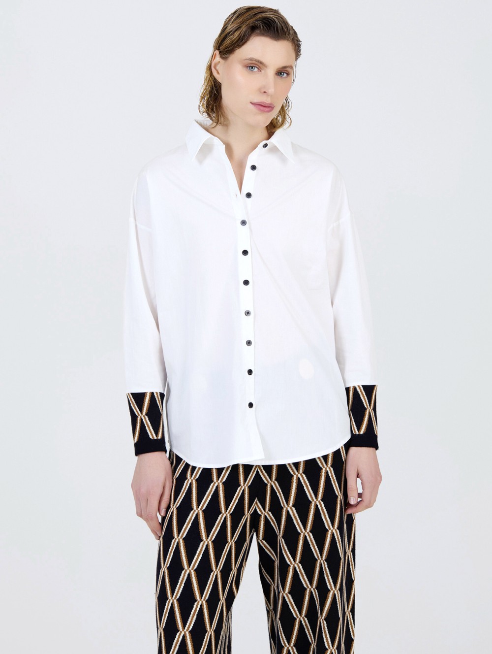 Jacquard popelin shirt 6