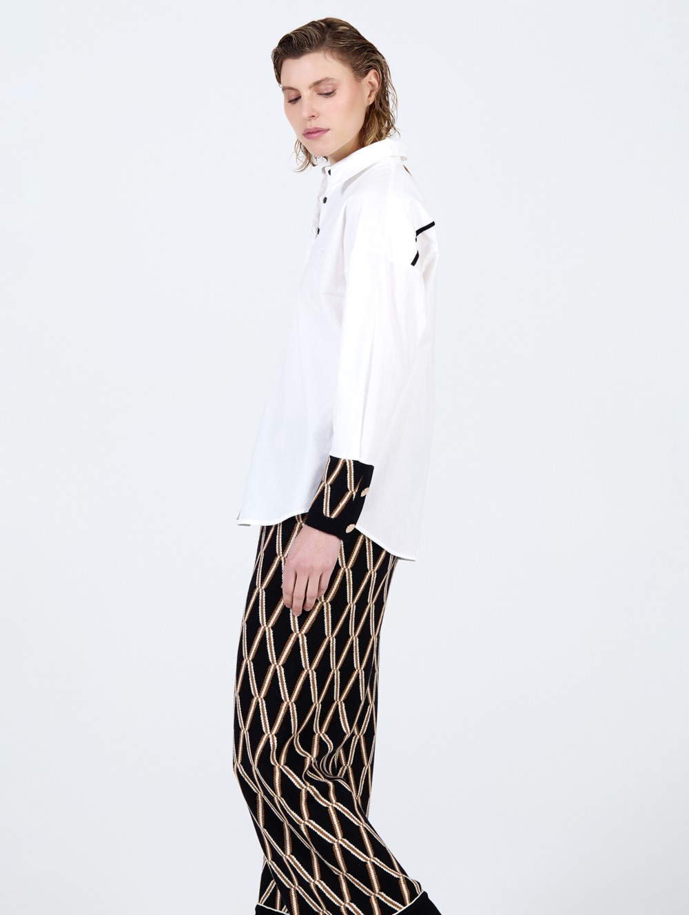 Jacquard popelin shirt 5