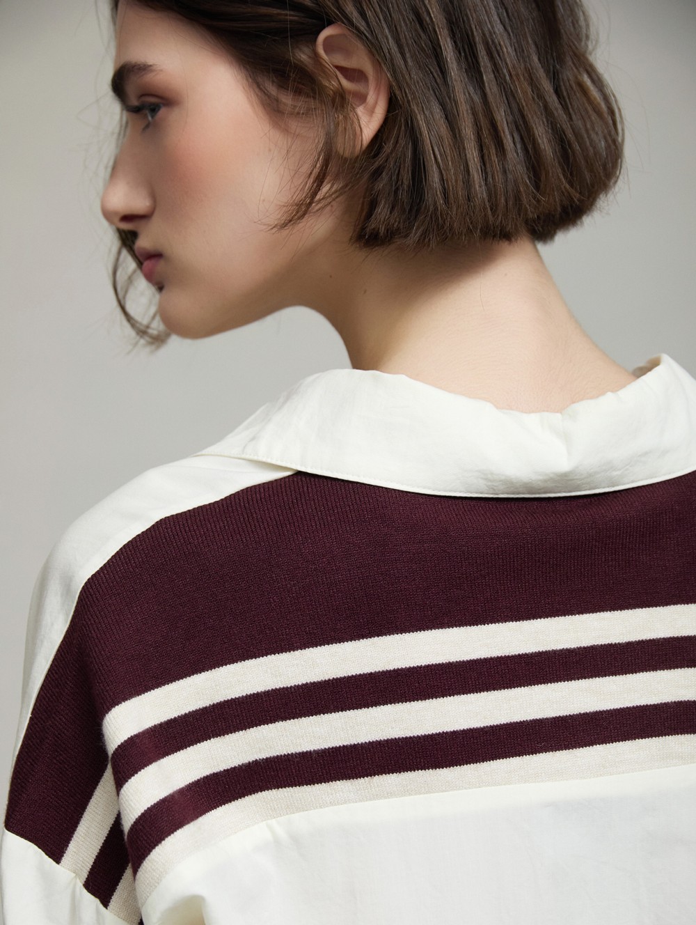 Shirt contrast cuffs
