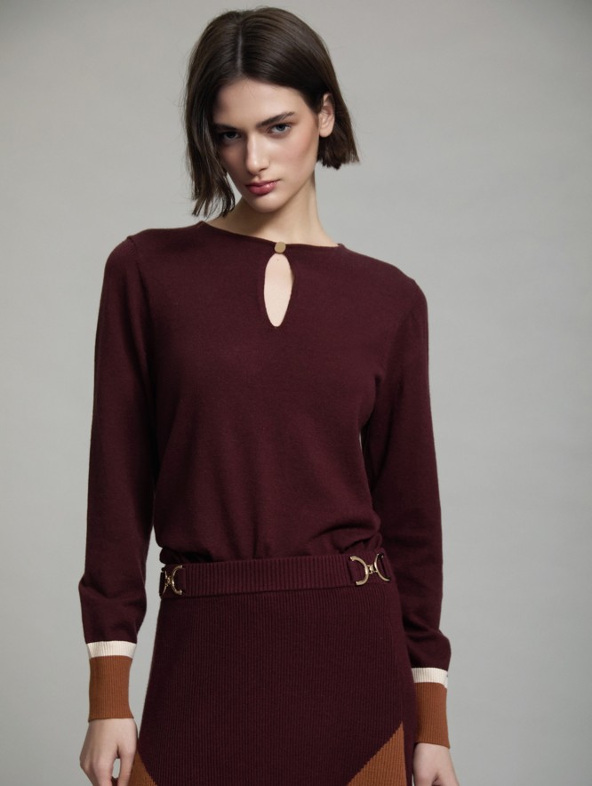 Jersey con detalle de abertura
