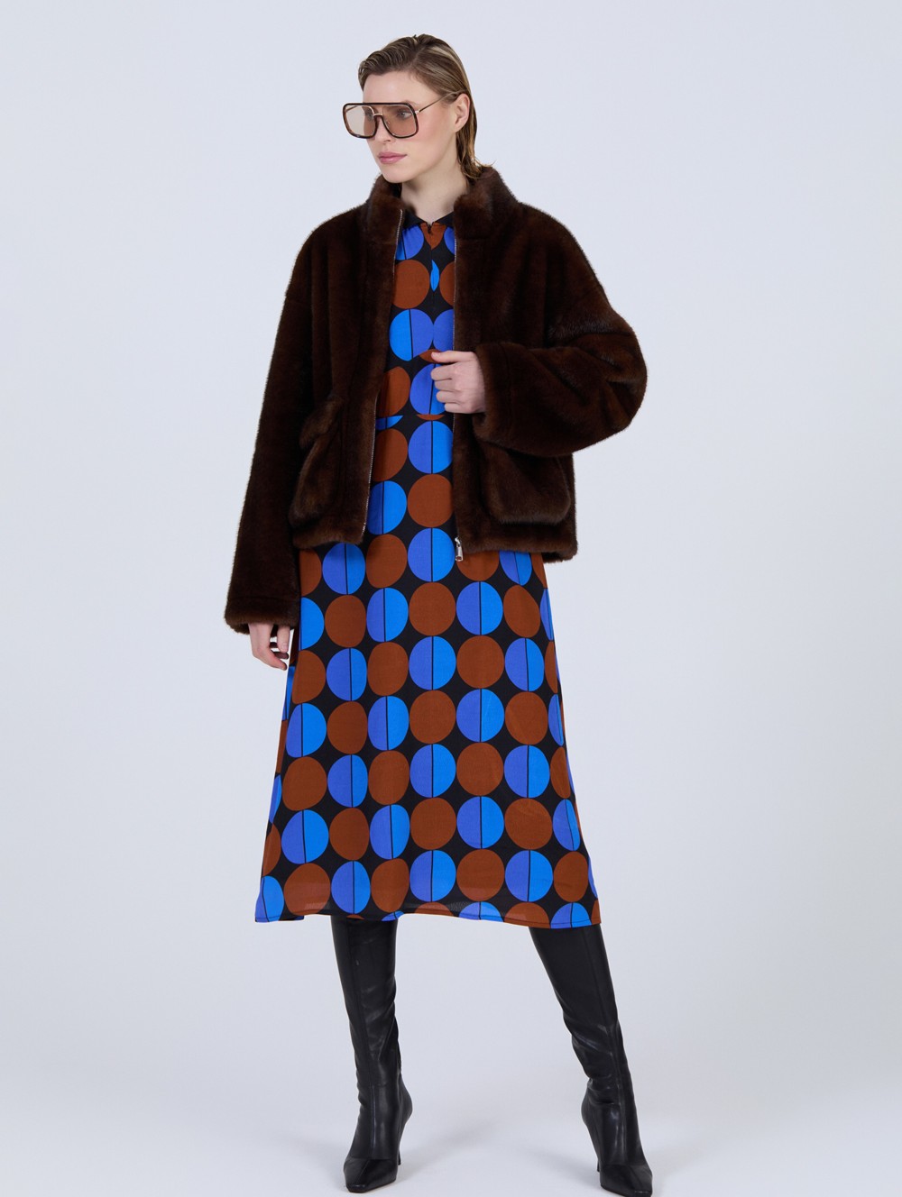 Abrigo pelo sintético 5