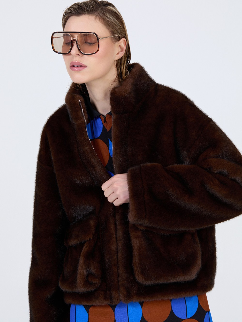 Abrigo pelo sintético 6