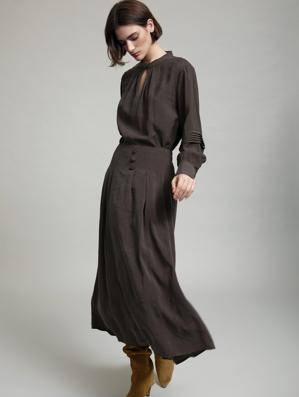 Soft fluid blouse