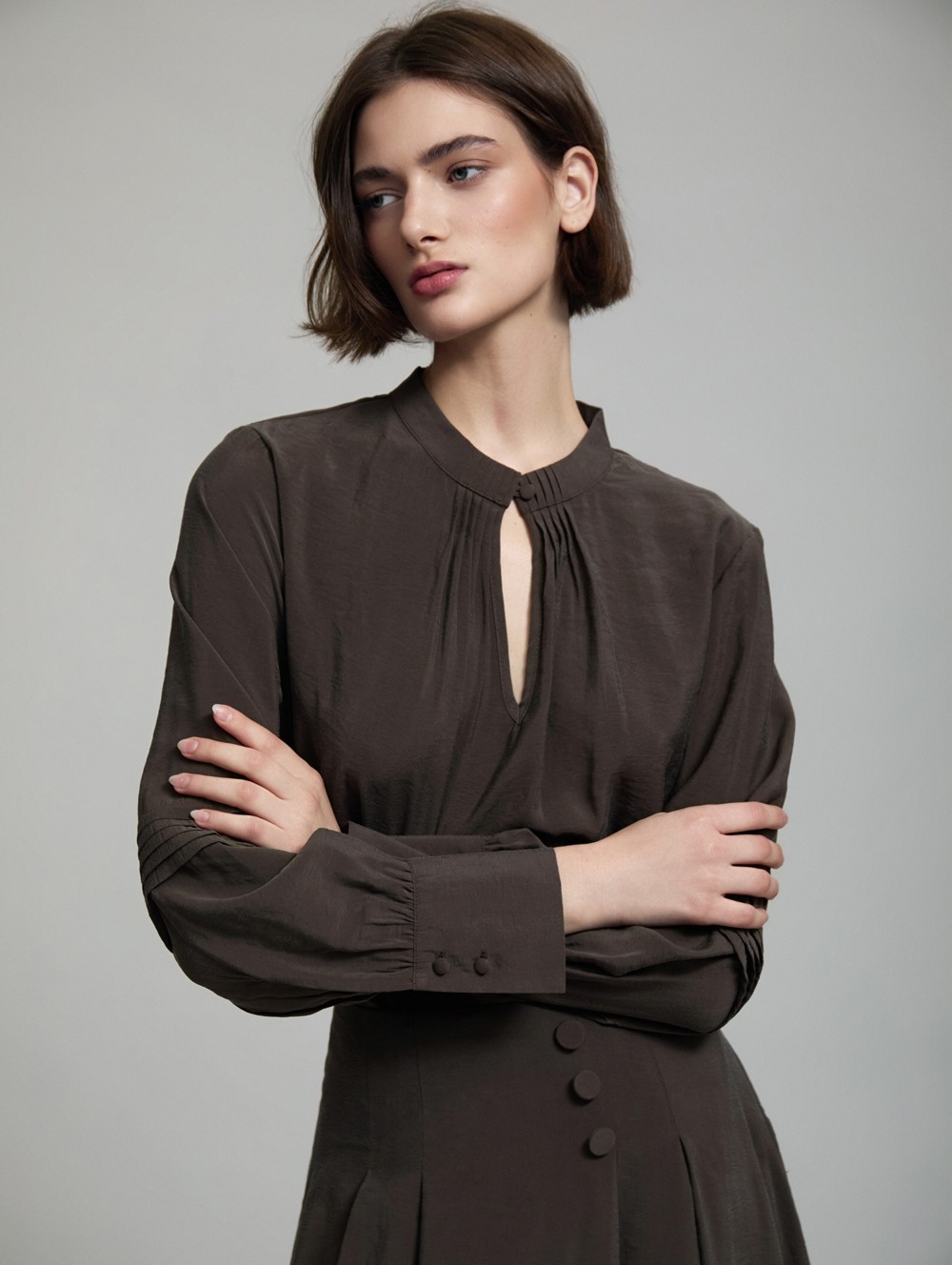Soft fluid blouse