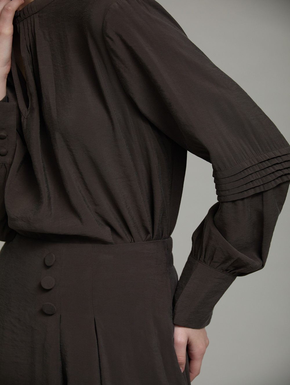 Soft fluid blouse