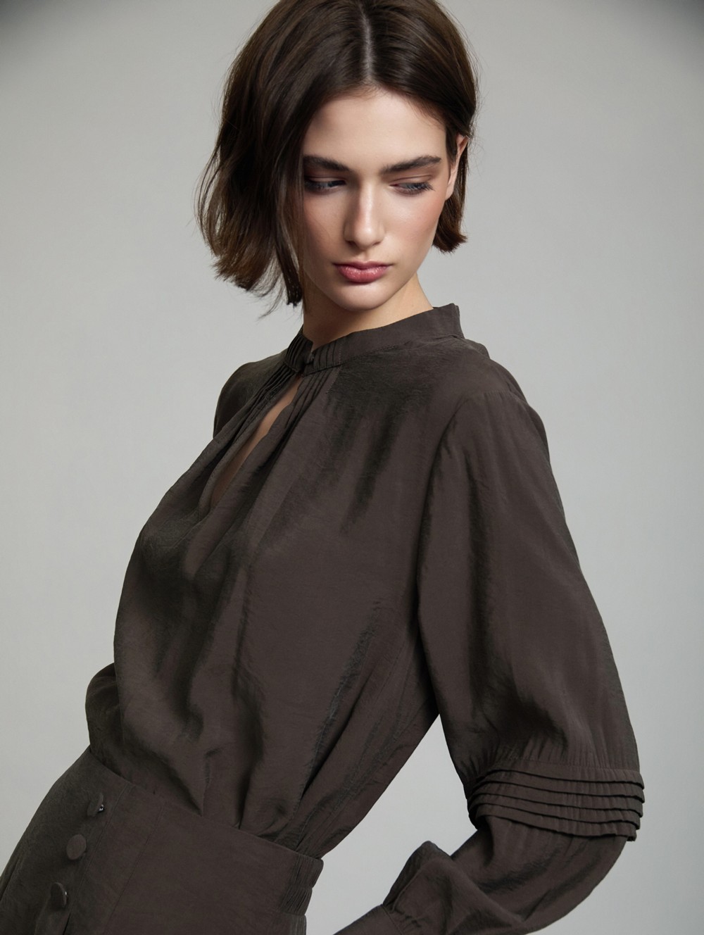 Soft fluid blouse