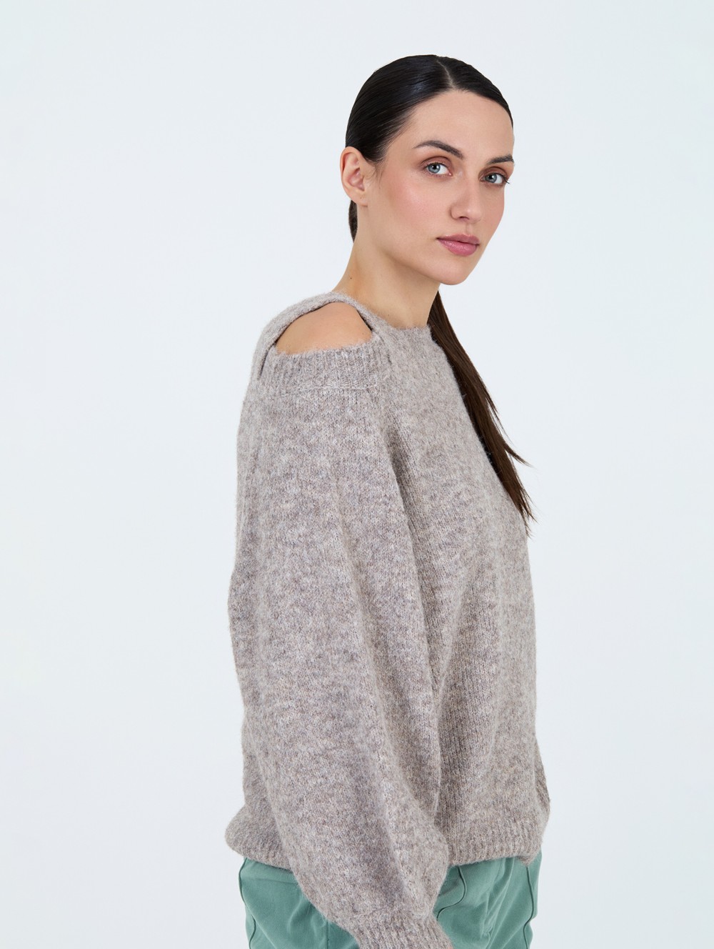 Jersey escote asimétrico 2