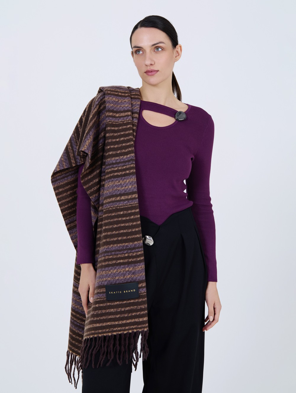 Pull à encolure avec bouton 2