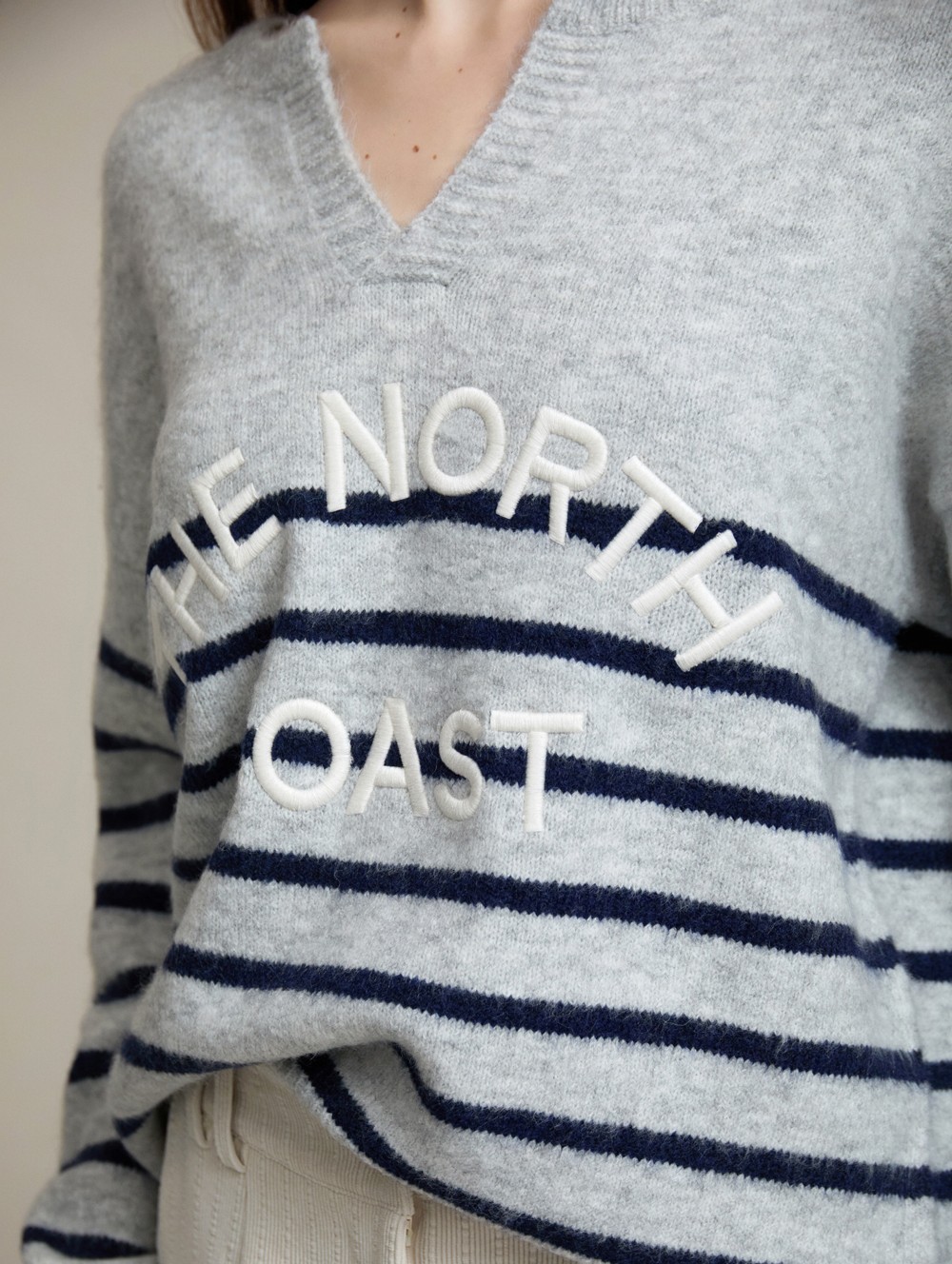 The North Coast' embroidered sweater