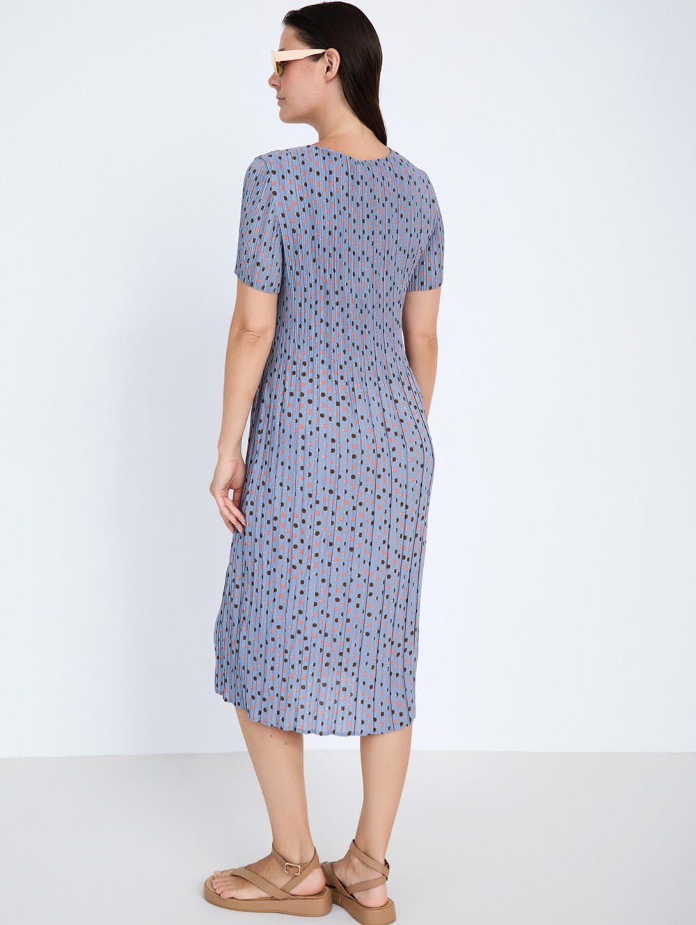 Tiny dot non-iron dress 5