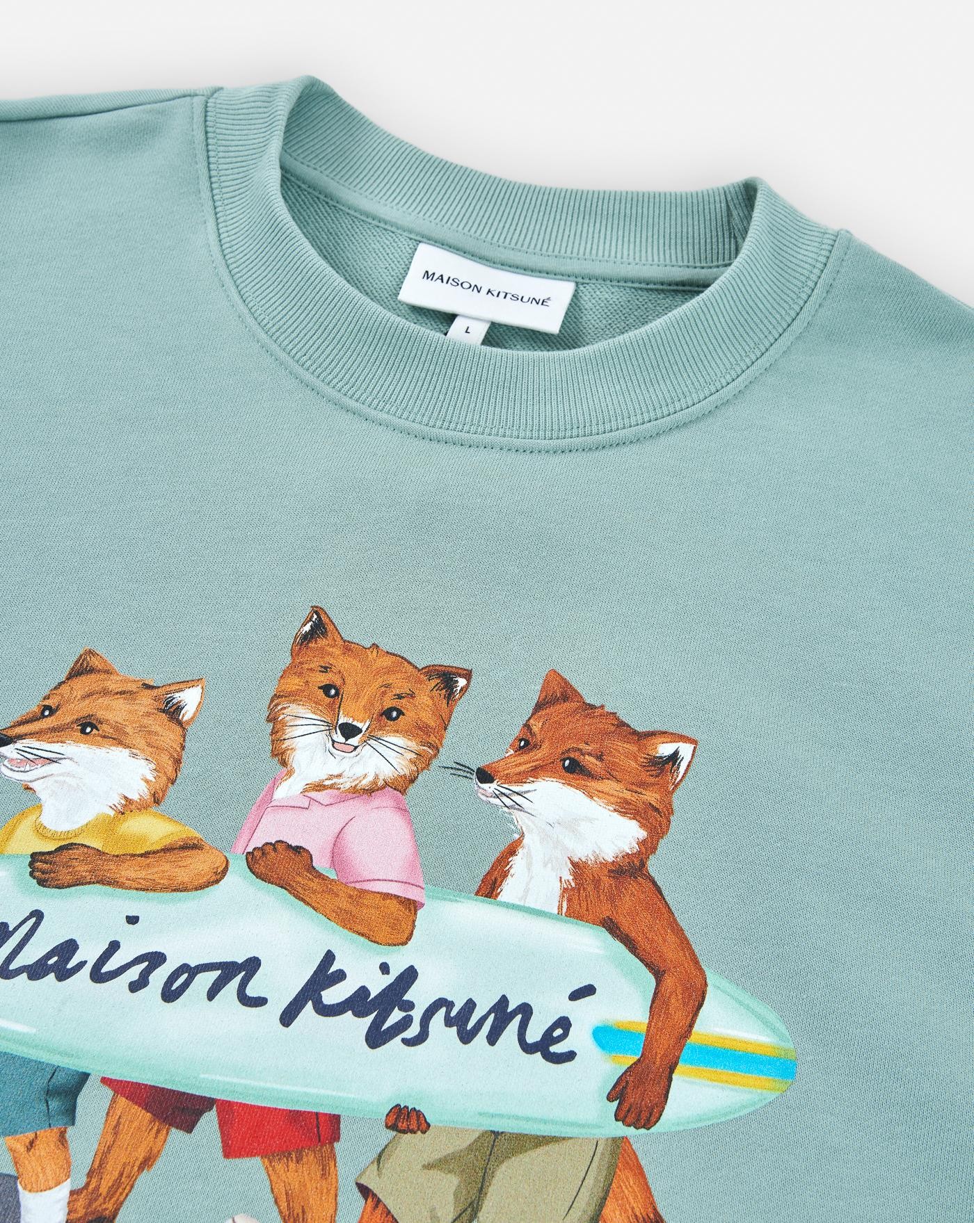 Sudadera Maison Kitsune Surfing Foxes 2