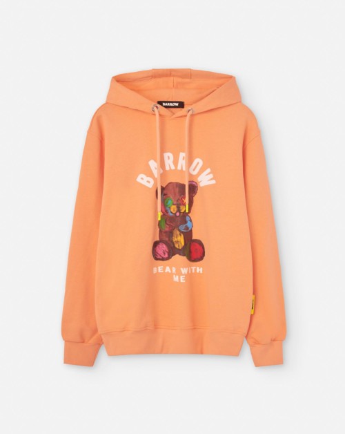 barrow-sudadera-bear-hoodie-sweatshirt-orange-naranja