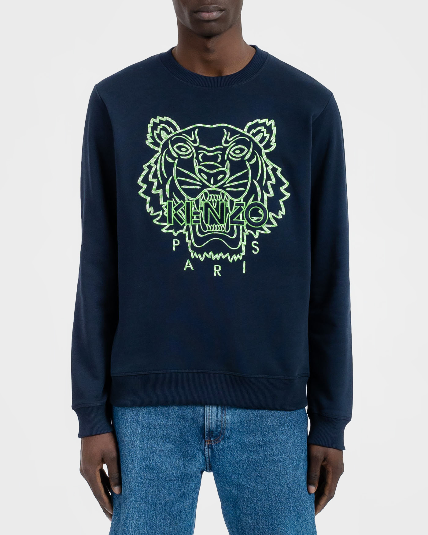 Kenzo - Sudadera Crewneck Tiger Azul Marino