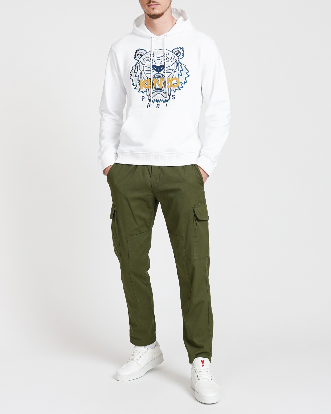kenzo sudadera white