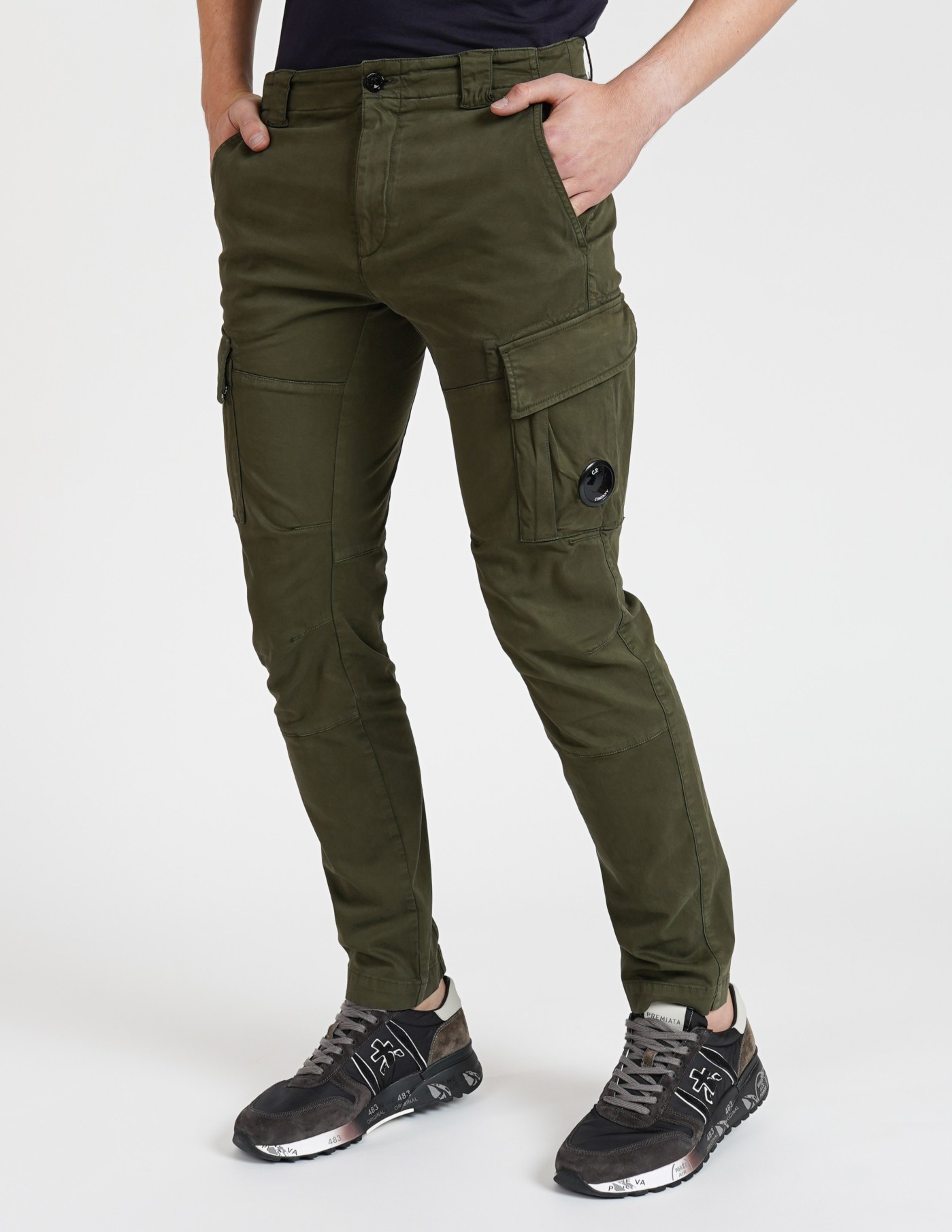 C.P. Company Pantalon Cargo Verde