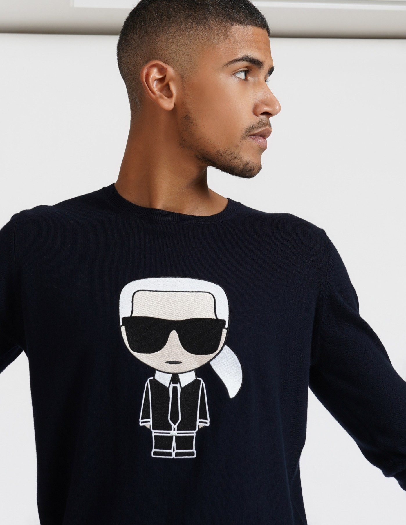 Karl Lagerfeld Jersey Ikonik Azul