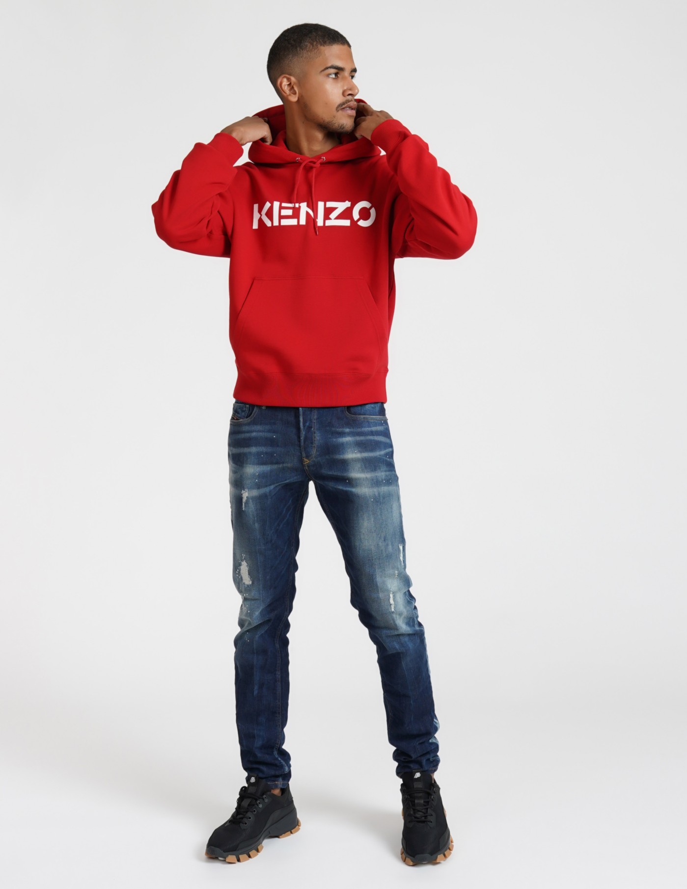 kenzo sudadera roja