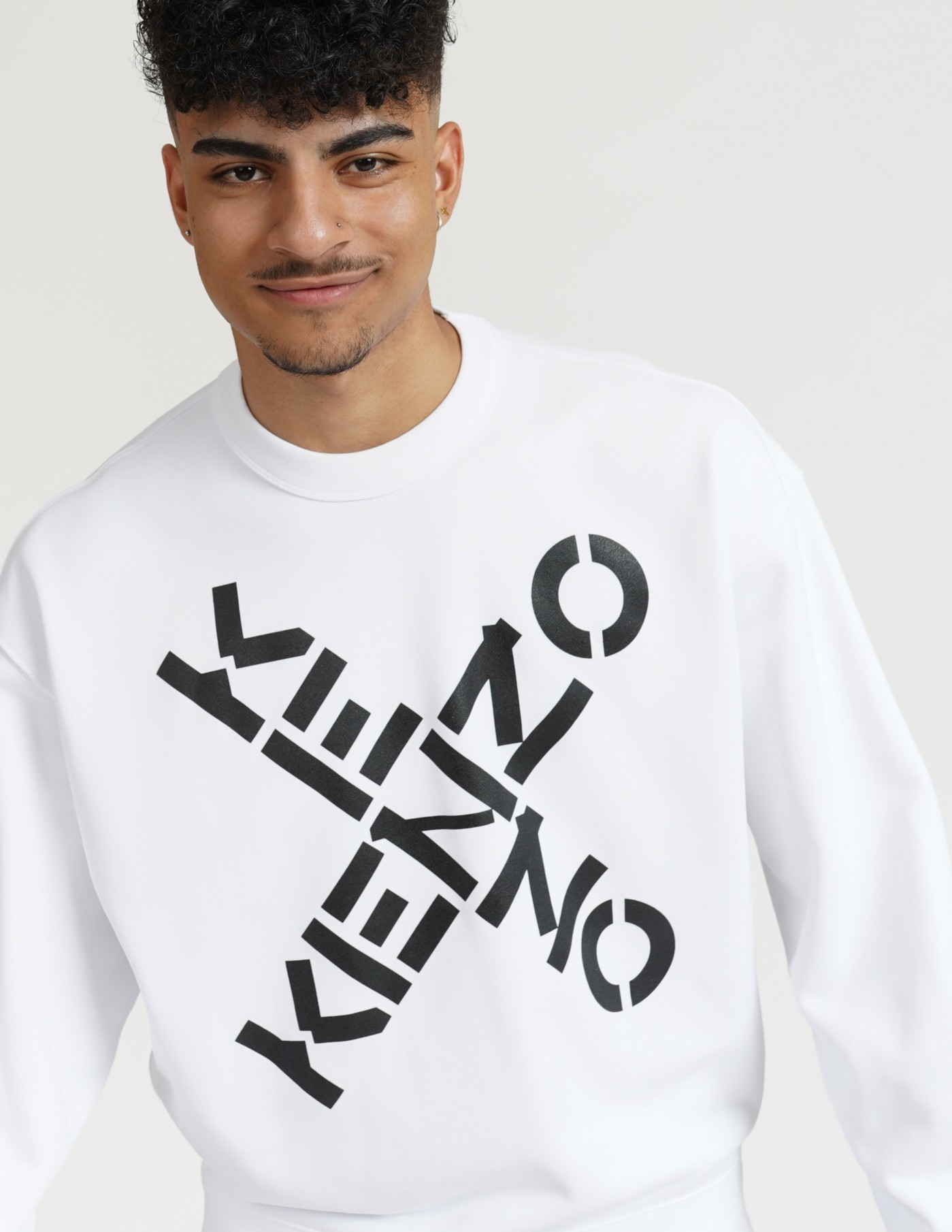 Kenzo Sudadera Kenzo Sport Blanca