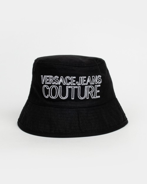 Gorra con detalle del logo Versace Jeans Couture de Algodón de color Negro Mujer Accesorios de Sombreros y gorros de 