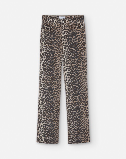 Pantalon Ganni Leopard