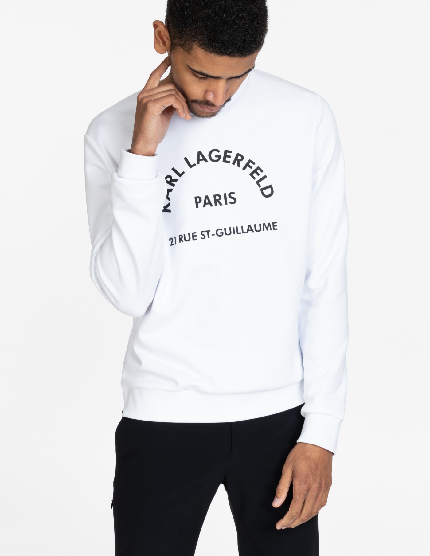 Karl Lagerfeld Sudadera Rue St Guillaume Blanca