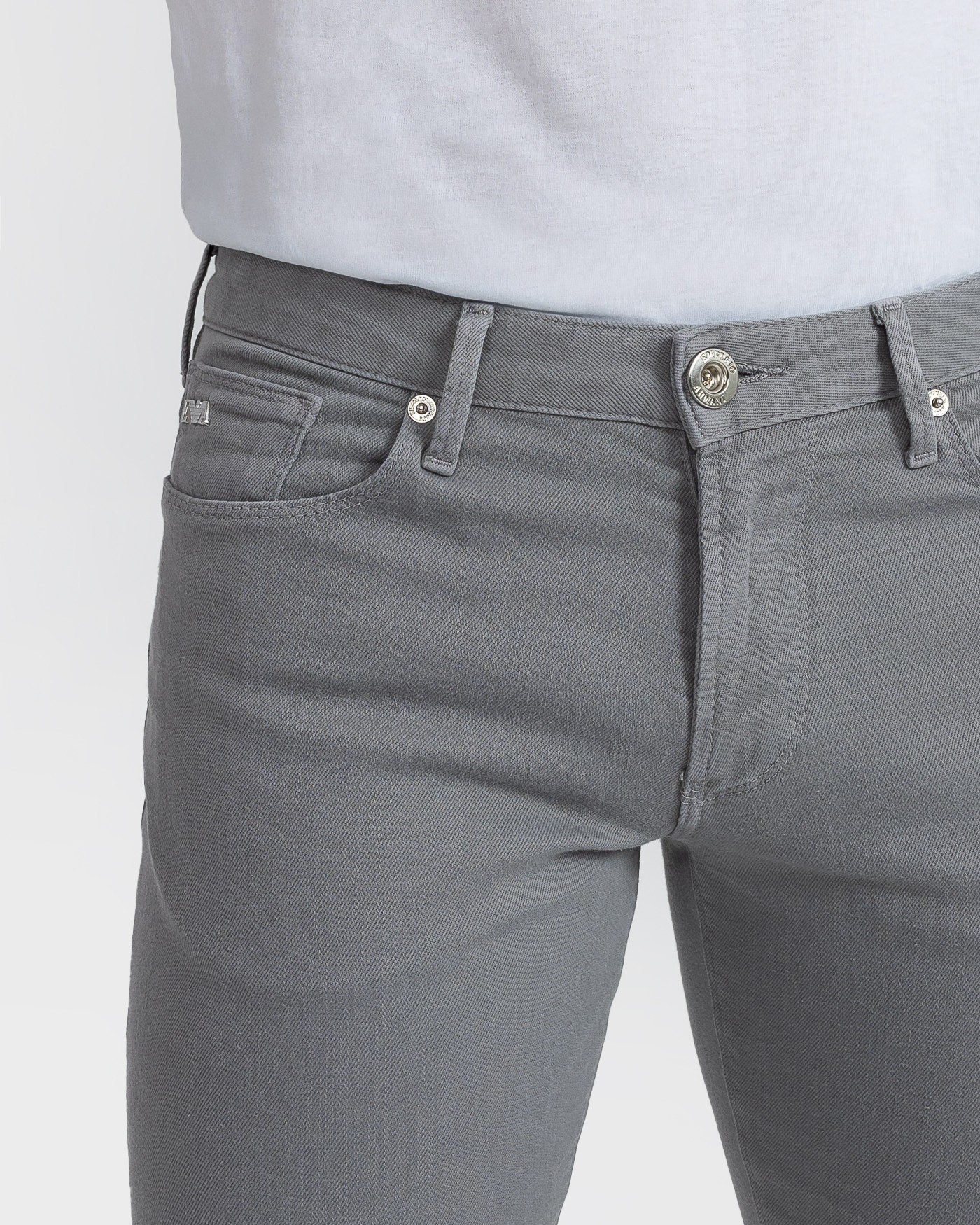 Emporio Armani TROUSER - Pantalon classique - grigio/gris 