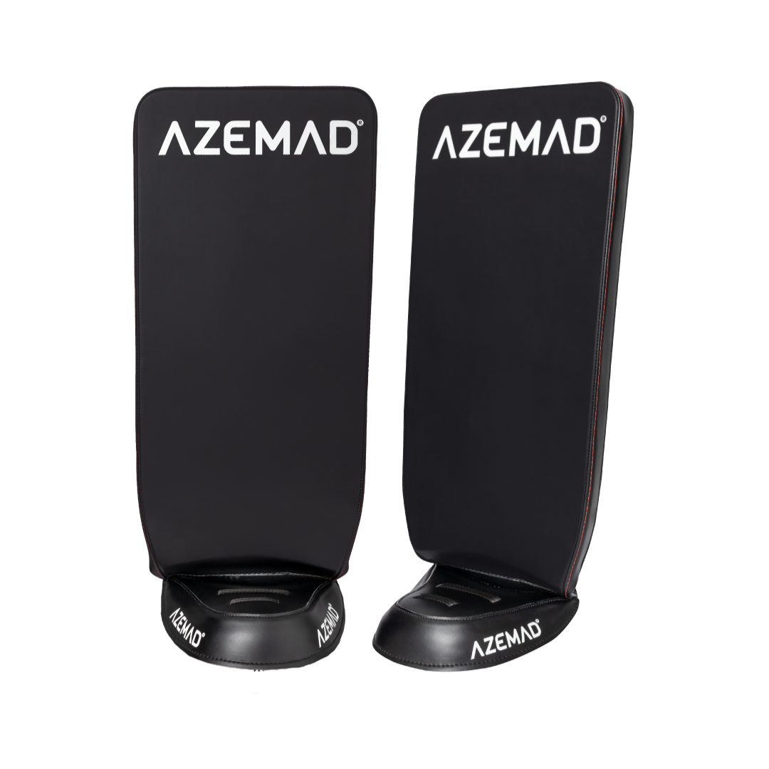 ESPINILLERAS DE PORTERO DE PIEL AZEMAD V-GUARD - Ítem1