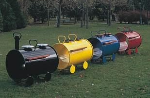 tren tubular con asientos