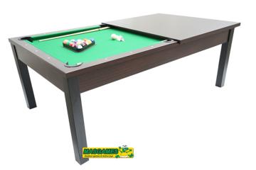 Mesa de billar convertible Masgames Barcino Dark