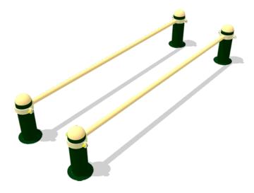 norten, baloiços esportivos, aparatos esportivo ar livre, aparatos esporte exterior, maiores, calistenia, calistenia street workout, street fitness, crossfit, crossfit street workout, Paralelo Baixo, calistenia NT743PB