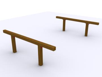 Vallas, vallas para saltar, ejercicios de piernas, entrenar