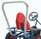 Barra de segurança prateada 