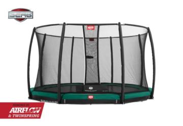 Cama elástica Berg InGround Champion 270 con red Deluxe