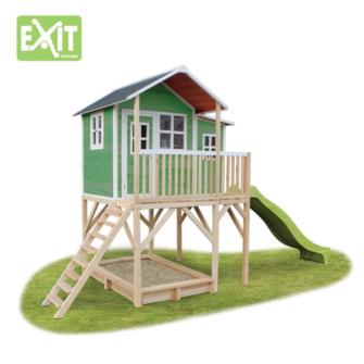 Casita Madera Infantil Loft 750 verde