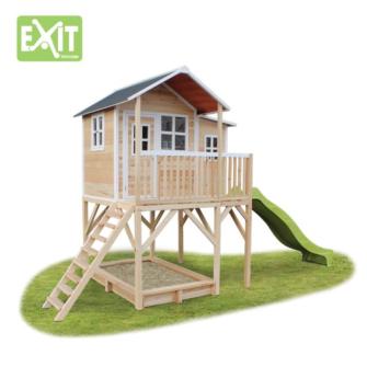 Casita infantil de madera Exit Loft 750 Natural