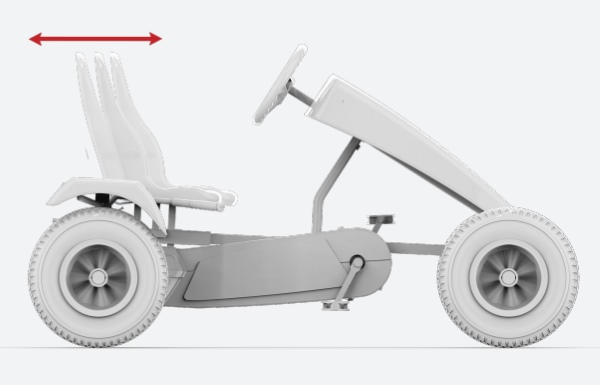 chasis karts pedales BERG XXL