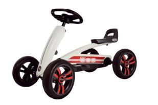 cotxes de pedals, cotxes a pedals, vehicles a pedals, cotxes infantils a pedals, karts a pedals, kart a pedals, bergtoys, berg toys, berg buzzy, buzzy, buzzy fiat 500,