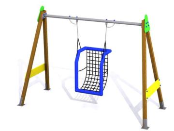 Gronxador amb seient adaptat inclusiu