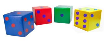 dado gigante, dados gigantes, dado gigante foam, dados gigantes foam