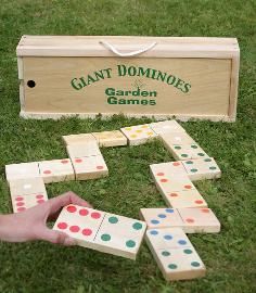 Dominó gigante madera