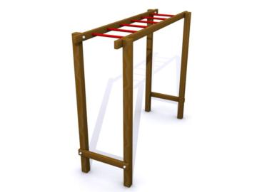 Escada horizontal madeira, CIRCUITO DE EDUCAÇÃO FÍSICA, 