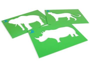 pintar com giz animals, buiten speel, masgames, jogos de jardim,